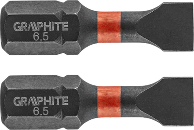Maje për kaçavidë Graphite SL, 2 copë, 6.5x25mm, të zeza