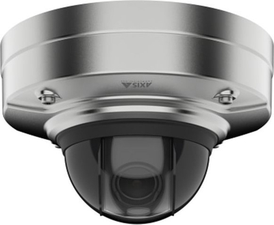 Kamerë dome IP Axis 02463-001, 4K, për ambiente të brendshme dhe të jashtme, inoksi