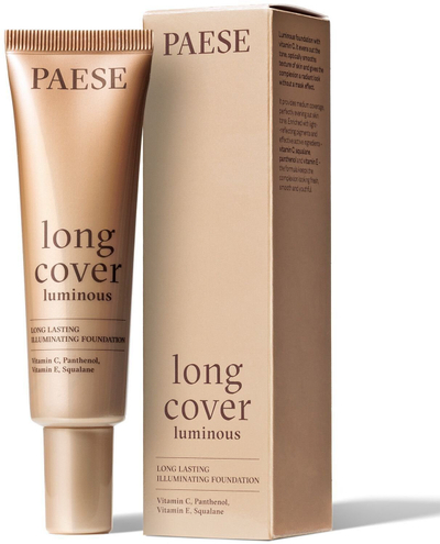 Фондација Paese Long Cover Luminous 0.5 Ivory, висока покривност, сјаен финиш