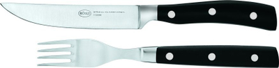Pirun tavoline Rösle 25146, set 2 copë, çelik inox, argjend