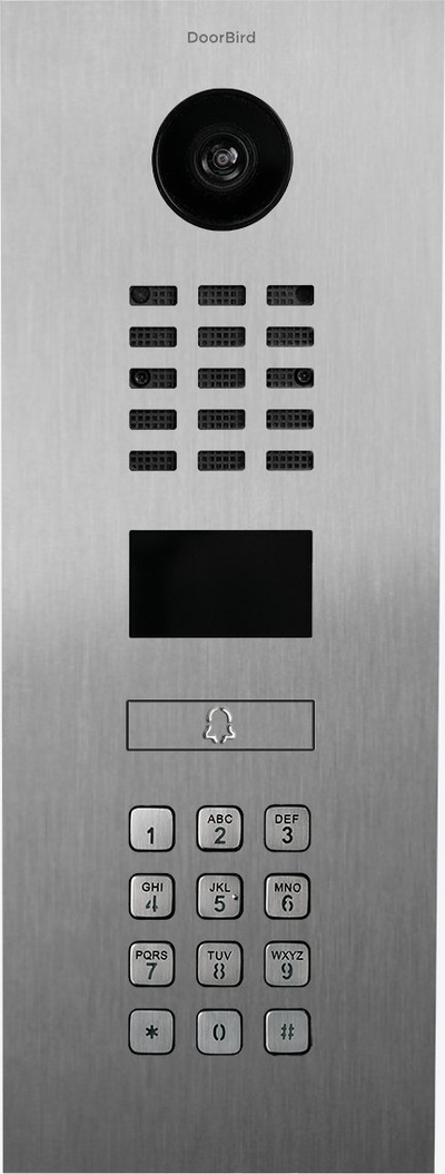 Interfon video IP DoorBird D2101KV, LAN, çelik inox i furçuar