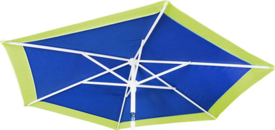 Чадор за плажа Royokamp, 200 cm, UV заштита, сино зелена