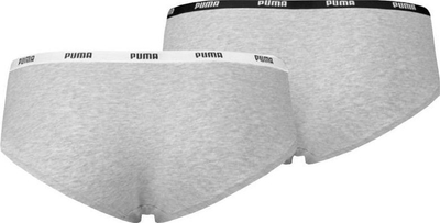Mbathje hipster për goca Puma Hipsters 2 Pack 603022001-328, set me 2 palë, përbërje pambuk modal elastan, gri