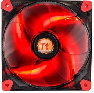 Ftohës Thermaltake Luna LED, 120 mm, i kuq