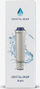 Filtër uji Crystal Drop Aqua, për sisteme shpie, cilindrik, gri
