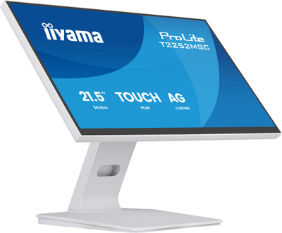 Monitor me prekje iiyama T2252MSC-W2AG, 21.4\", FHD, 100 Hz, i bardhë