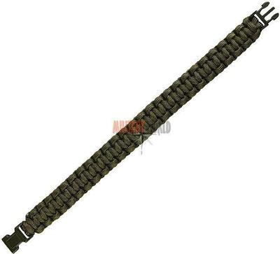 Byzylyk survival Mil-tec paracord, 2.25 m, madhësia M, jeshile