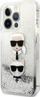 Futrollë telefoni Karl Lagerfeld KLHCP13LKICGLS, për iPhone 13 Pro, Liquid Glitter, argjendtë