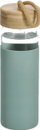 Shishe uji Zeller Present, 0.5L, qelq me silikon, kapak bambuje