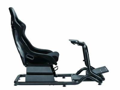 Karrige gaming Serioux Cockpit, bazament për monitor, e zezë
