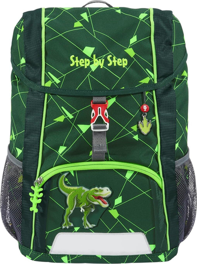 Ранец за училиште Step by Step Kid Glowing Dino Night, 35cm, полиестер, шарен