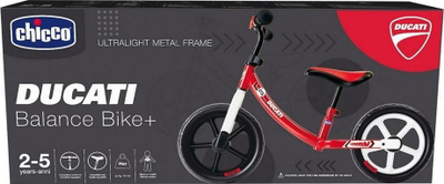 Bicikletë ekuilibri Chicco Ducati, për fëmijë 2 5 vjeç, deri 25 kg, e kuqe