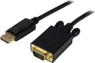 Kabllo DisplayPort në VGA StarTech DP2VGAMM15B, 15 ft, 1920 x 1200, e zezë