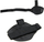 Mbrojtës këpucësh moto RW53, universal, rrip Velcro, i zi