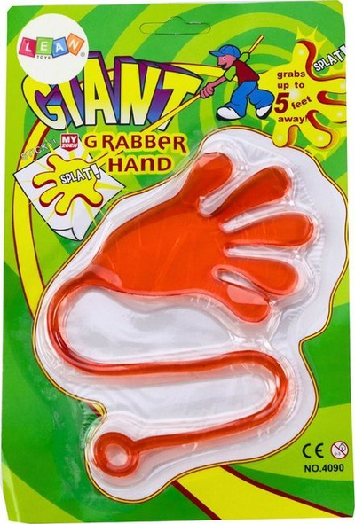 Lodër slime elastike Sticky Hand, sticky, portokalli