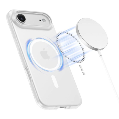 Mbulesë telefoni Tech-Protect MagFlex MagSafe për iPhone 17 Air 17 Pro, transparente mat, e tejdukshme