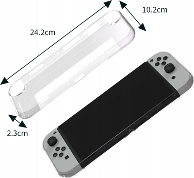 Mbrojtëse JYS NS220 për Nintendo Switch Oled, transparente
