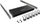 Kornizë rack PATCHBOX PBXFRAME, për rregullim kabllosh, metalike, e zezë