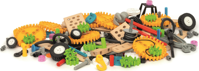 Lodër ndërtimi BRIO Builder Activity Set, 210 copa, edukative, shumëngjyrëshe