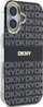 Kllapë telefoni DKNY Repeat Pattern Tonal Stripe MagSafe, për iPhone 16, e zezë