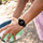 Ora e zgjuar X-WATCH SIONA COLOUR FIT 54060, ekran TFT me ngjyra, Bluetooth për Android dhe iOS, e zezë