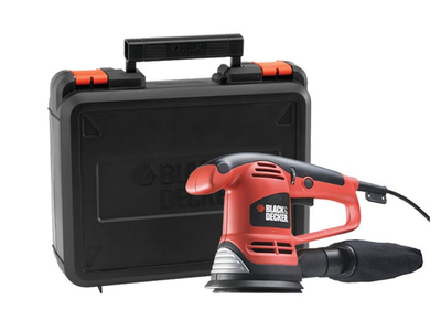 Lëmues orbitale Black&amp;Decker KA191EK, 125mm, 480W, portokalli