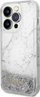 Mbulesë telefoni Guess GUHCP14LLCSGSGH për iPhone 14 Pro, Liquid Glitter Marble, e bardhë