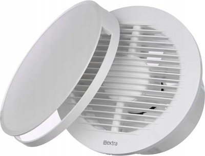 Ventilator Euro3plast EAT100, 100 m³/h, 100 mm, i bardhë