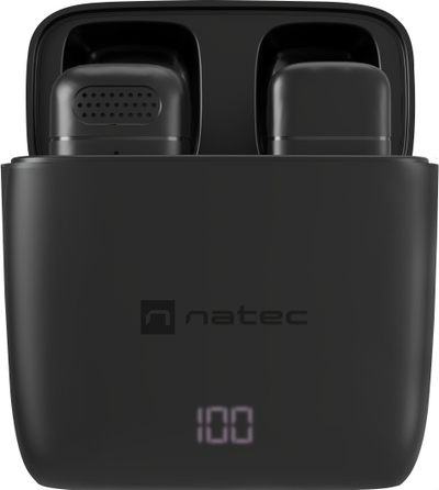 Сет микрофони Natec Hopper, USB, plug and play, црн