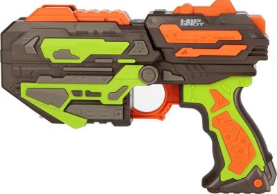 Lodër pistoletë me shigjeta Mega Creative Dart Gun, set me gëzhoja, plastike, portokalli jeshile