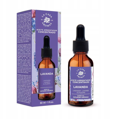 Vaj aromatizues La Casa de los Aromas Lavanda, i tretshëm në ujë, 30ml, për difuzer