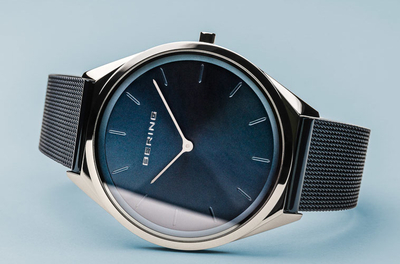 Orë Bering Ultra Slim 17039-307, kaltër e errët