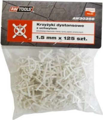 Kryqe distancuese AWTools, me dorezë, 2.5 mm, 100 copë
