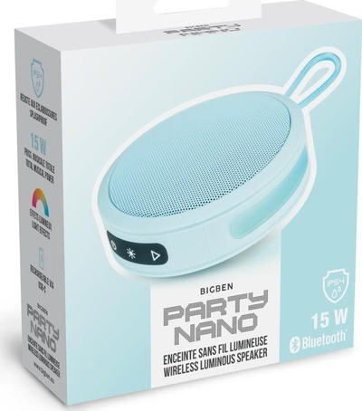 Kaltoparlant BigBen PARTY NANO, Bluetooth, 3.5W, portabël