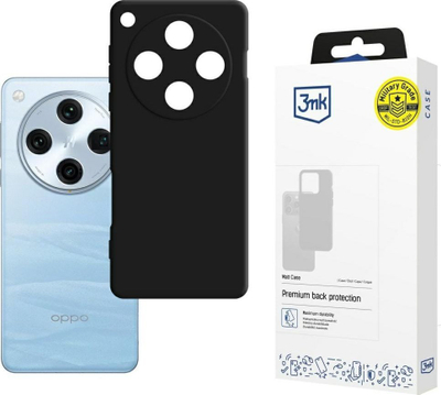 Maskë mbrojtëse Oppo Find X8 Pro 3mk Matt Case, TPU, mat, e zezë