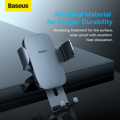 Mbajtëse makine Baseus Metal Age Gravity II, gri