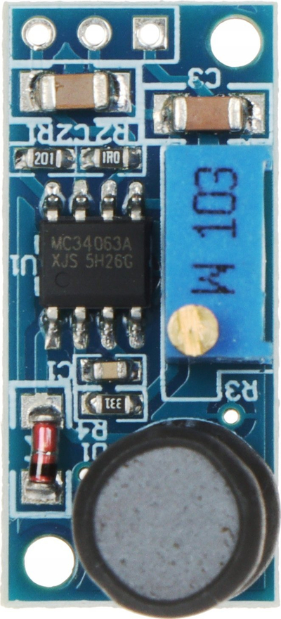 Modul konvertues DC DC PZU MC34063A, tension i rregullueshëm, për rryma të vogla