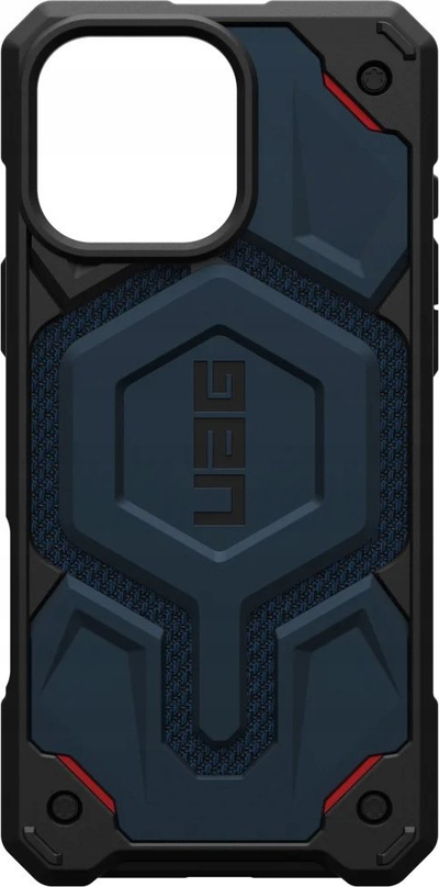 Maskë UAG Monarch Pro Kevlar për iPhone 16 Pro Max, MagSafe, blu e errët
