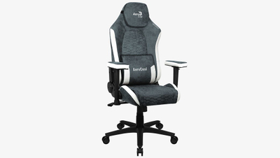 Karrige lojërash CROWN AeroSuede, 150 kg, e zezë