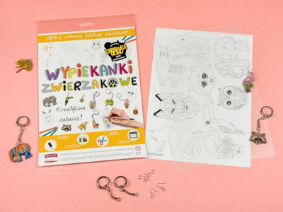 Set krijues Fun Factory Animal Baking, për bizhuteri dhe zbukurime, multikolor