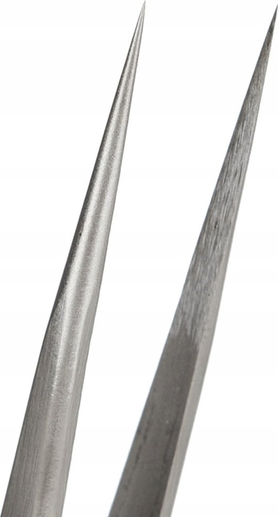 Pincetë precize e drejtë Geko 1000, 140mm, çelik inox, argjendtë