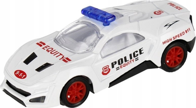 Makina lodër policie Mega Creative 524629, metal die cast, pull back, shumëngjyrëshe