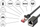 Kабел за мрежа Alcasa 8063VR-030S, Cat6 S FTP, 3m, црн