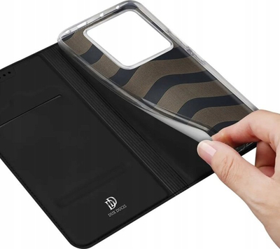 Mbulesë telefoni DUX DUCIS Xiaomi Redmi Note 13 Pro 5G Skin Pro, me qëndrim, e zezë