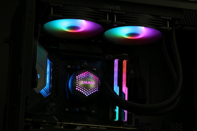 Ftohës uji për procesor Zalman Alpha 24, 240mm, RGB, i zi