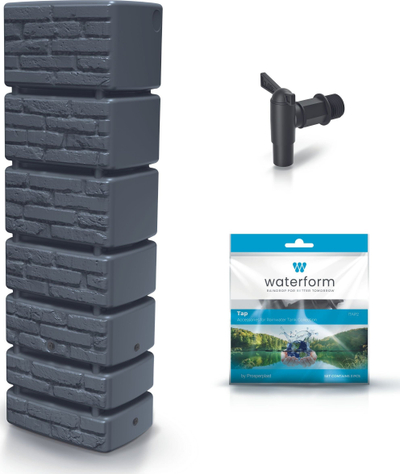 Rezervuar uji për shi Graf Tower Brick IDTB350, 350L, vertikal, antracit