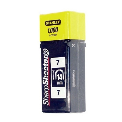 Kapëse kabllosh Stanley CT108T1 type 7 CT100, 12mm, 1000 copë, të bardha