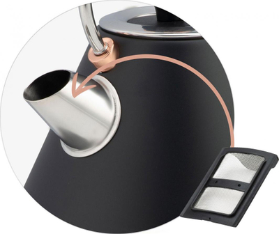 Vluese uji Berdsen BD-701, 2200W, 1.7L, e zezë / bronztë