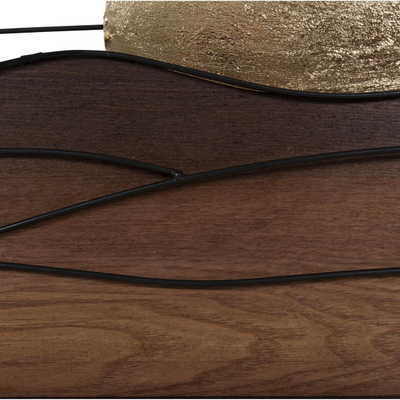 Dekor muri 117x3x50Hcm (HM4219), zezë