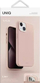 Mbrojtëse telefoni Uniq Lino për iPhone 14 Plus 6.7", silikon, rozë